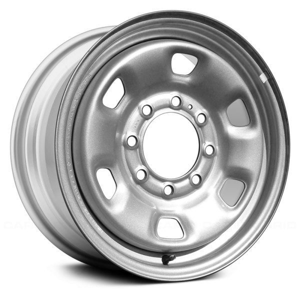 Replace® - 17 x 7.5 6-Slot Silver Steel Factory Wheel (Remanufactured)