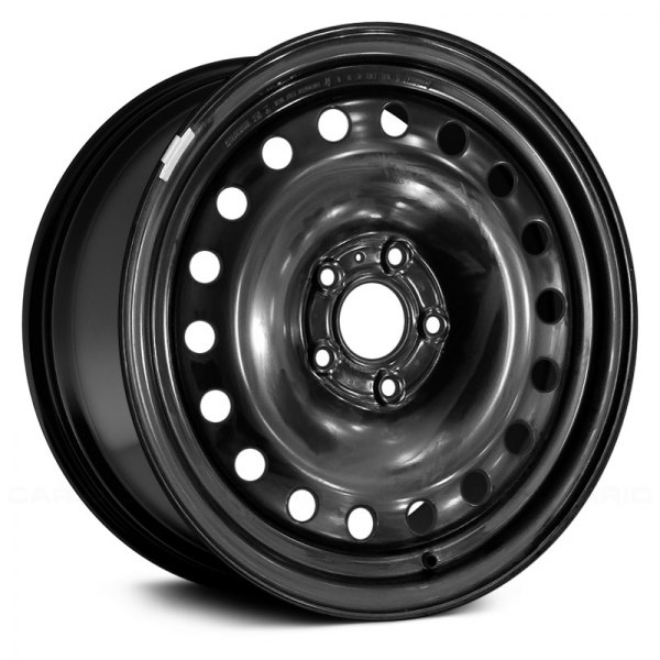 Replace® - 18 x 8 18-Slot Black Steel Factory Wheel (Remanufactured)