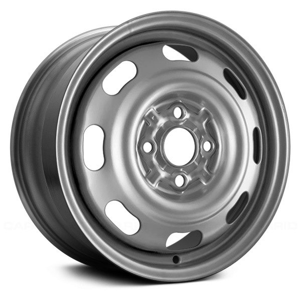 Replace® - 14 x 5 8-Slot Silver Steel Factory Wheel (Remanufactured)