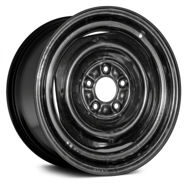 Replace® - 15 x 6.5 4-Slot Black Steel Factory Wheel (Remanufactured)
