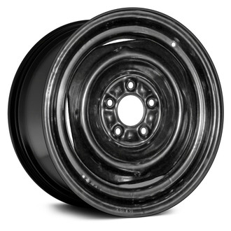 Replace® - 4-Slot Black 15x6.5 Steel Factory Wheel - Remanufactured
