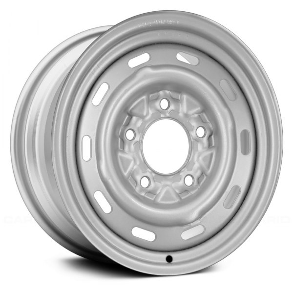 Replace® - 15 x 6 10-Slot Silver Steel Factory Wheel (Remanufactured)
