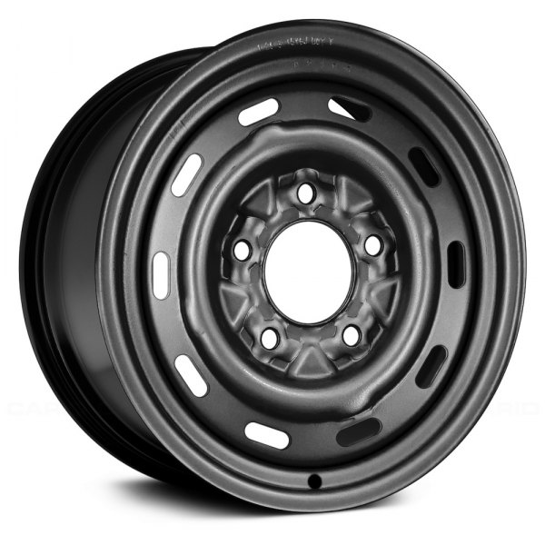 Replace® - 15 x 6 10-Slot Black Steel Factory Wheel (Remanufactured)