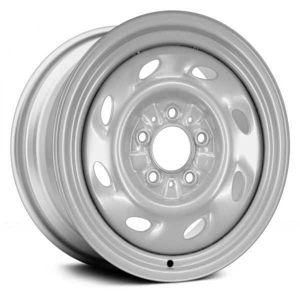 Replace® - 15 x 6 8-Slot Silver Steel Factory Wheel (Replica)