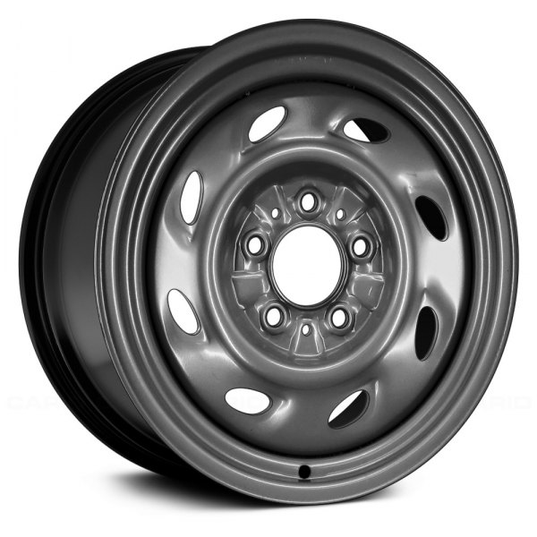 Replace® - 15 x 6 8-Slot Black Steel Factory Wheel (Remanufactured)