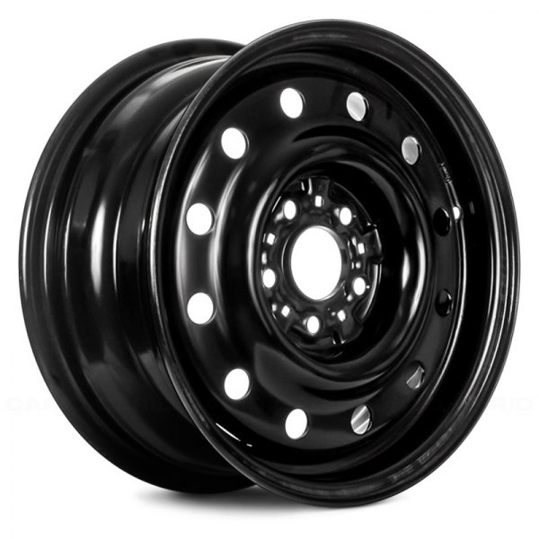 Replace® - 15 x 6 10-Hole Black Steel Factory Wheel (Remanufactured)