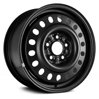 Replace® - 18-Hole Black 15x5.5 Steel Factory Wheel - Remanufactured