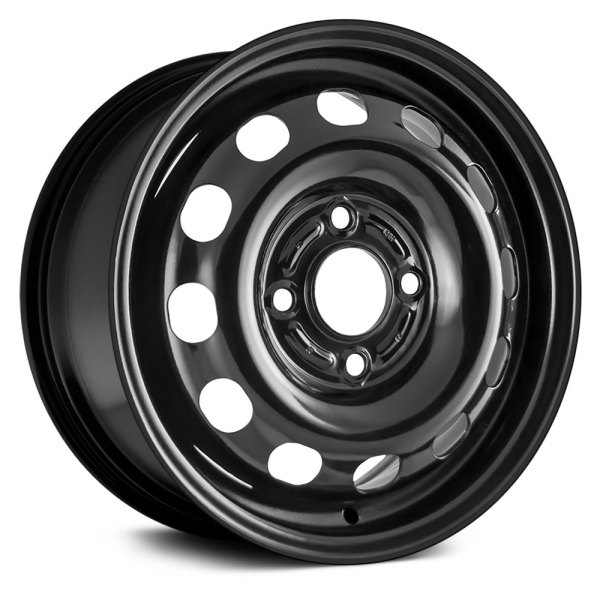 Replace® - 14 x 5.5 12-Hole Black Steel Factory Wheel (Remanufactured)