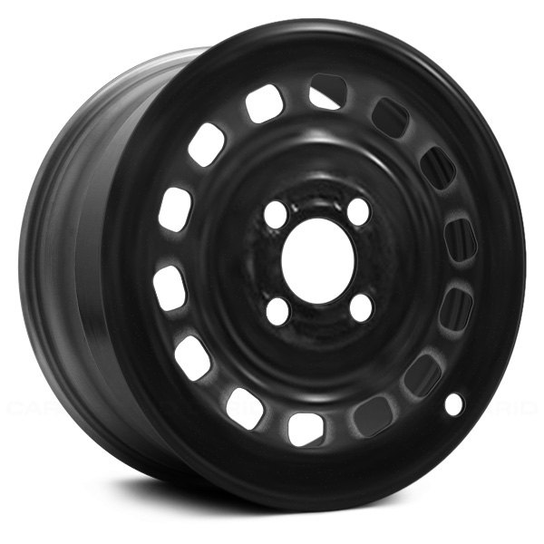 Replace® - 15 x 4 14-Slot Black Steel Factory Wheel (Remanufactured)