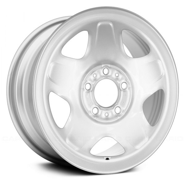 Replace® - 15 x 7 5-Slot Silver Steel Factory Wheel (Remanufactured)