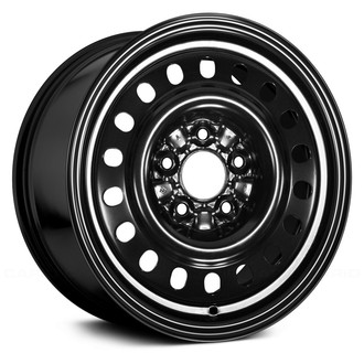 Replace® - 18-Hole Black 15x6 Steel Factory Wheel - Remanufactured