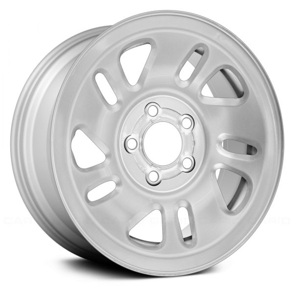 Replace® - 15 x 7 10-Slot Silver Steel Factory Wheel (Remanufactured)