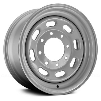 Replace® STLFD087U20N - 8-Slot Silver 16x7 Steel Factory Wheel - Replica