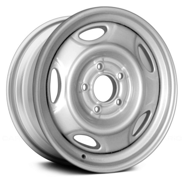 Replace® - 15 x 6 5-Spoke Silver Steel Factory Wheel (Remanufactured)