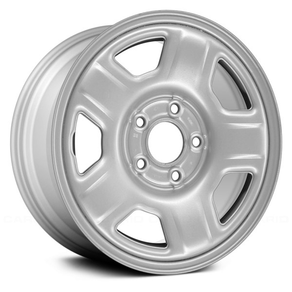 Replace® - 15 x 6.5 5-Spoke Silver Steel Factory Wheel (Remanufactured)