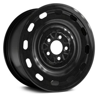 Replace® - 12-Slot Black 16x7 Steel Factory Wheel - Remanufactured