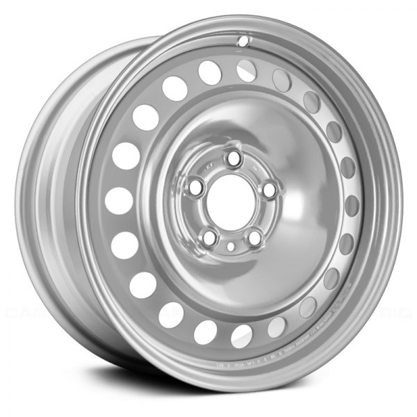 Replace® - 17 x 7.5 20-Hole Silver Steel Factory Wheel (Remanufactured)