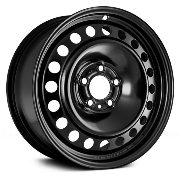 Replace® - 17 x 7.5 20-Hole Black Steel Factory Wheel (Remanufactured)