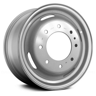 Replace® - 4-Slot Silver 17x6.5 Steel Factory Wheel - Remanufactured