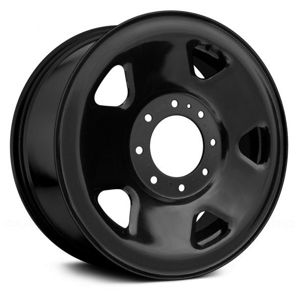 Replace® - 17 x 7.5 5-Slot Black Steel Factory Wheel (Remanufactured)