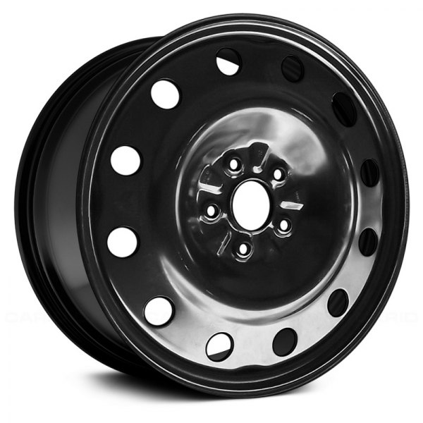 Replace® - 17 x 4 12-Hole Black Steel Factory Wheel (Remanufactured)