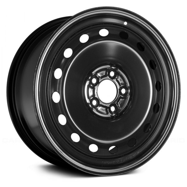 Replace® - 18 x 7.5 16-Hole Black Steel Factory Wheel (Remanufactured)