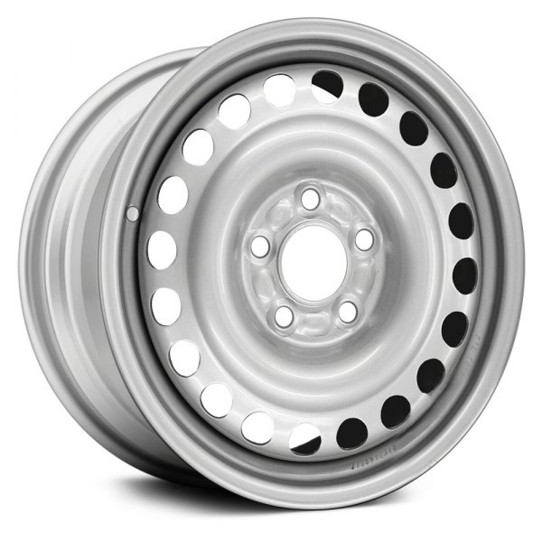 Replace® - 15 x 6 20-Hole Silver Steel Factory Wheel (Remanufactured)