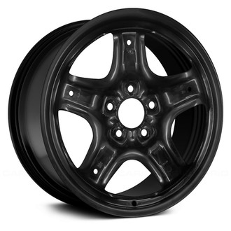 Replace® - 5-Spoke Black 17x7.5 Steel Factory Wheel - Remanufactured