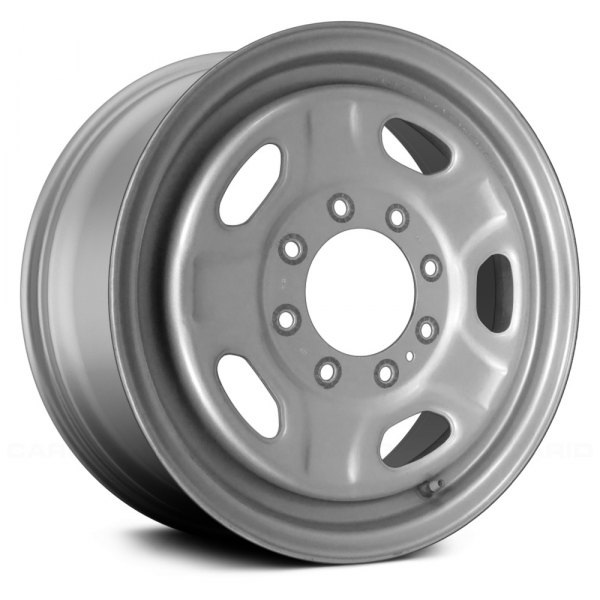 Replace® - 17 x 7.5 5-Slot Silver Steel Factory Wheel (Remanufactured)