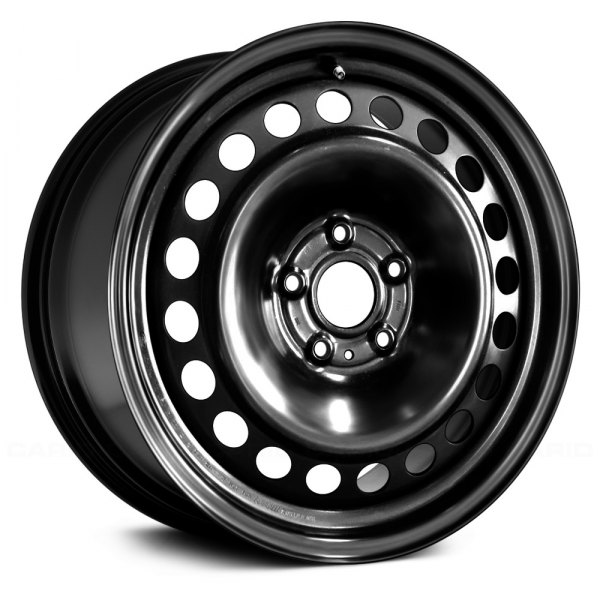 Replace® - 17 x 7.5 20-Hole Black Steel Factory Wheel (Remanufactured)