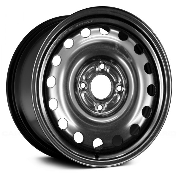 Replace® - 15 x 6 16-Hole Black Steel Factory Wheel (Remanufactured)
