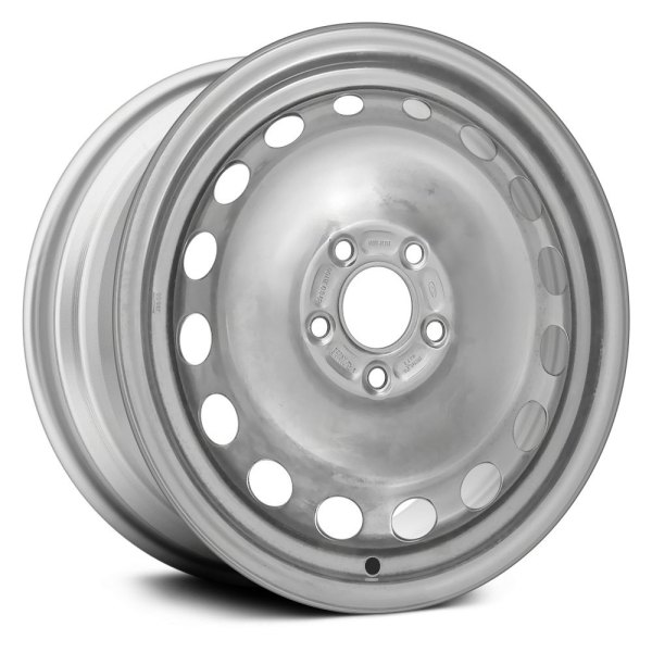 Replace® - 16 x 6.5 16-Hole Silver Steel Factory Wheel (Remanufactured)