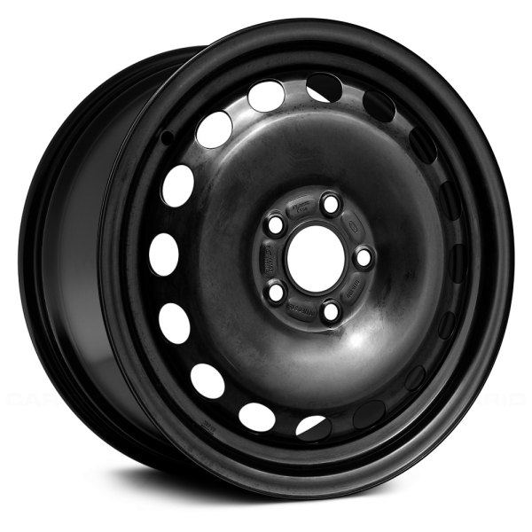 Replace® - 16 x 6.5 16-Hole Black Steel Factory Wheel (Remanufactured)