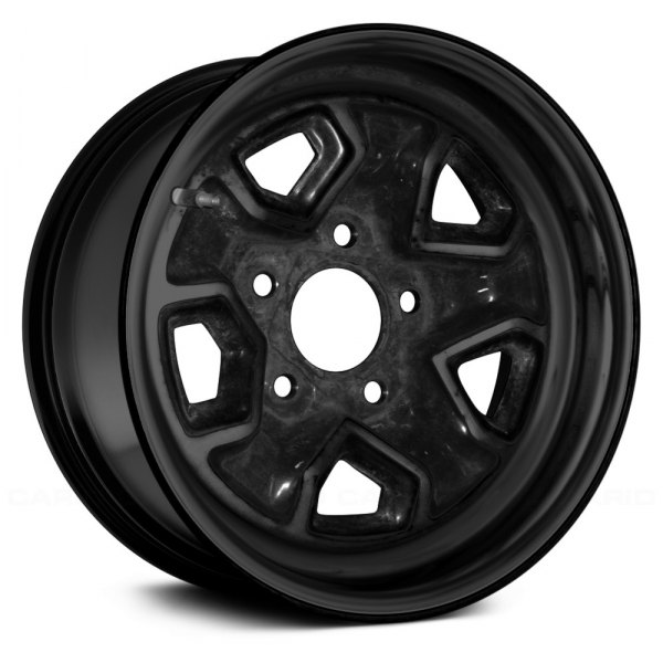 Replace® - 14 x 6 5-Slot Black Steel Factory Wheel (Remanufactured)