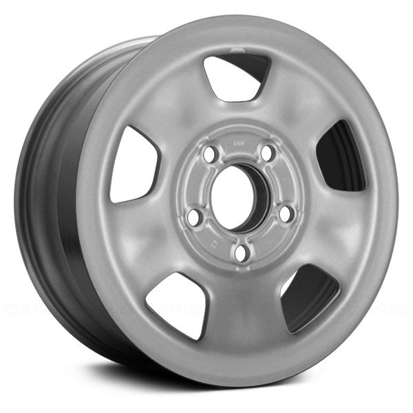 Replace® - 15 x 6.5 5-Slot Silver Steel Factory Wheel (Remanufactured)
