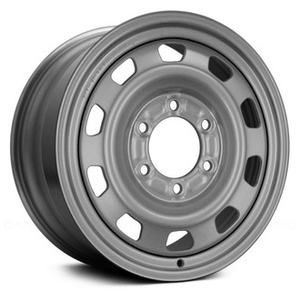 Replace® - 10-Slot Silver 16x6 Steel Factory Wheel - Remanufactured