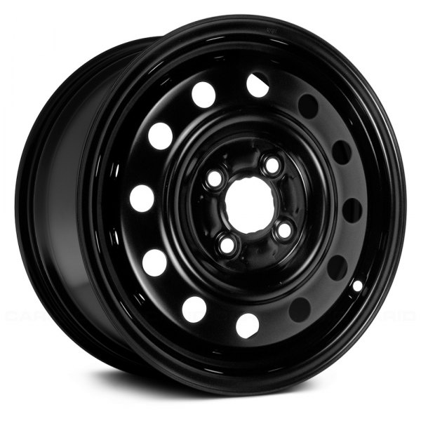 Replace® - 14 x 5 12-Hole Black Steel Factory Wheel (Replica)