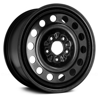 Replace® - 14-Hole Black 15x6 Steel Factory Wheel - Remanufactured