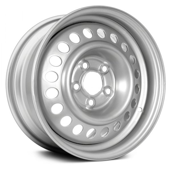 Replace® - 14 x 6 20-Hole Silver Steel Factory Wheel (Remanufactured)