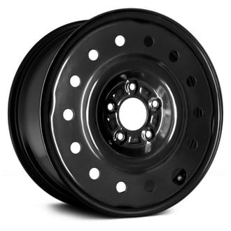Replace® - 14-Hole Black 16x4 Steel Factory Wheel - Remanufactured