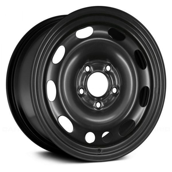 Replace® - 15 x 6.5 10-Slot Black Steel Factory Wheel (Remanufactured)