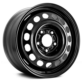 Replace® - 15-Hole Black 15x6 Steel Factory Wheel - Remanufactured