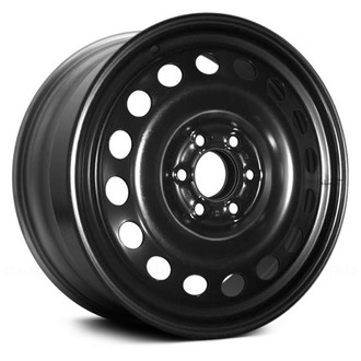 Replace® - 15-Hole Black 17x6.5 Steel Factory Wheel - Remanufactured