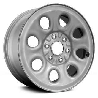 Replace® - 8-Slot Silver 17x7.5 Steel Factory Wheel - Remanufactured