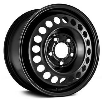 Replace® - 20-Hole Black 16x6.5 Steel Factory Wheel - Remanufactured