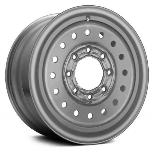 Replace® - 16 x 6.5 16-Hole Silver Steel Factory Wheel (Remanufactured)
