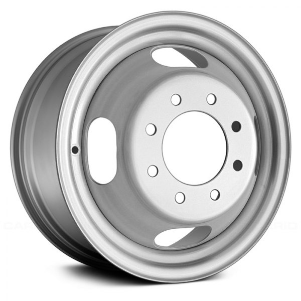 Replace® - 17 x 6.5 5-Slot Silver Steel Factory Wheel (Remanufactured)