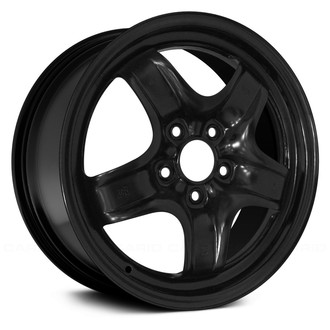 Replace® - 5-Spoke Black 17x7 Steel Factory Wheel - Remanufactured