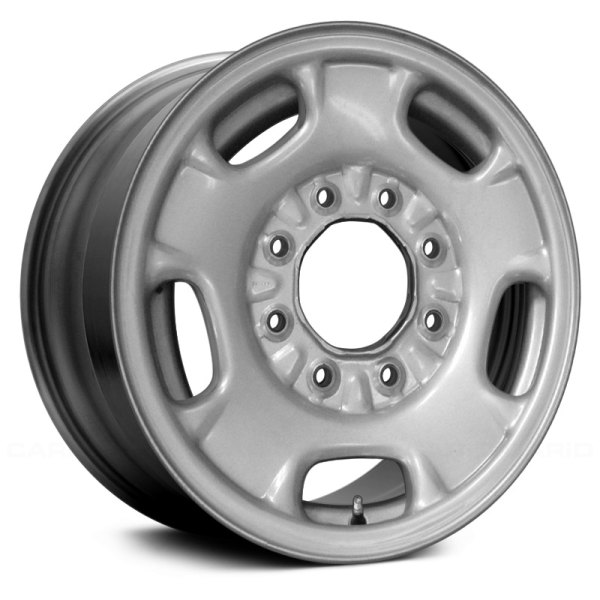 Replace® - 17 x 6.5 5-Slot Silver Steel Factory Wheel (Remanufactured)