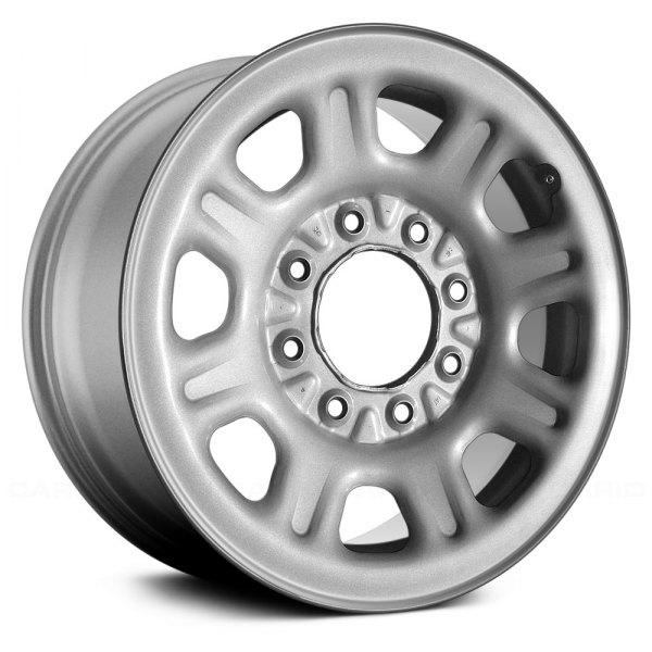 Replace® - 18 x 8 8-Slot Silver Steel Factory Wheel (Remanufactured)